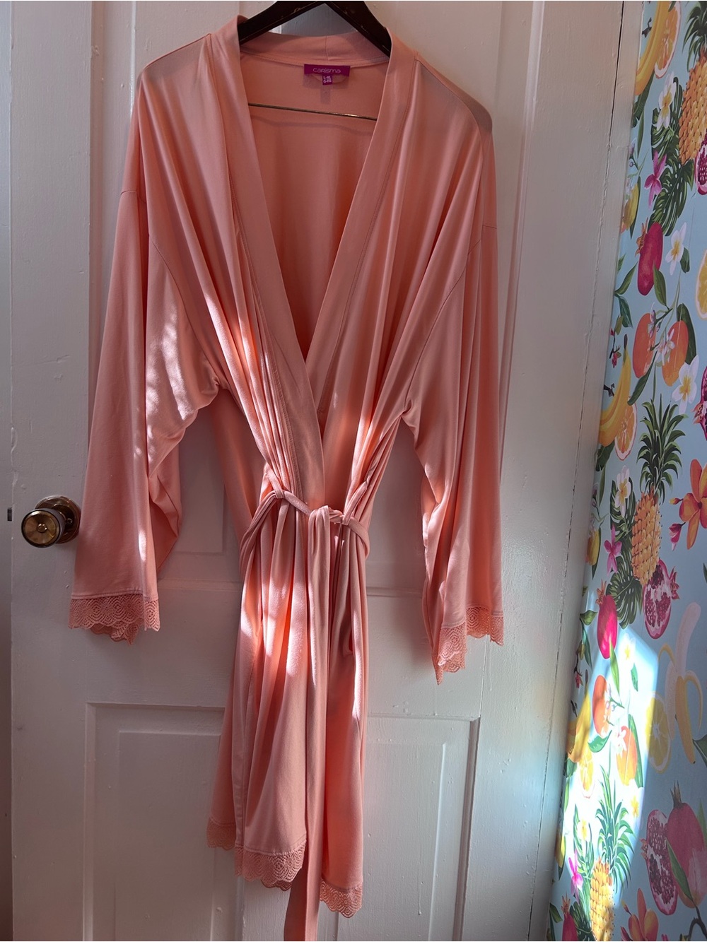 Carisma Women's Long Sleeve Family Robe with pockets and belted waist L/XL TALL